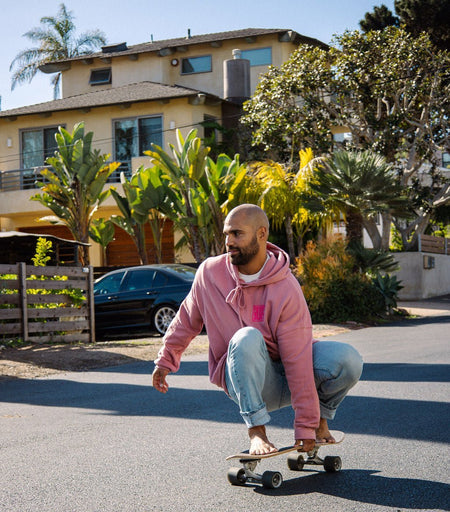 Friends With Fishies Mauve/Pink Hoodie - SurfDurt Sunscreen